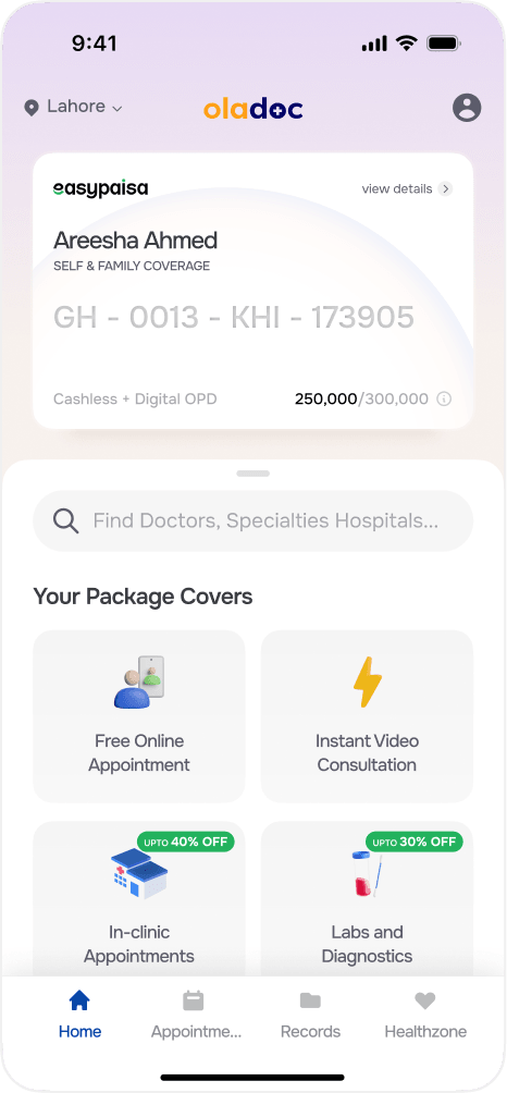 Oladoc patient app