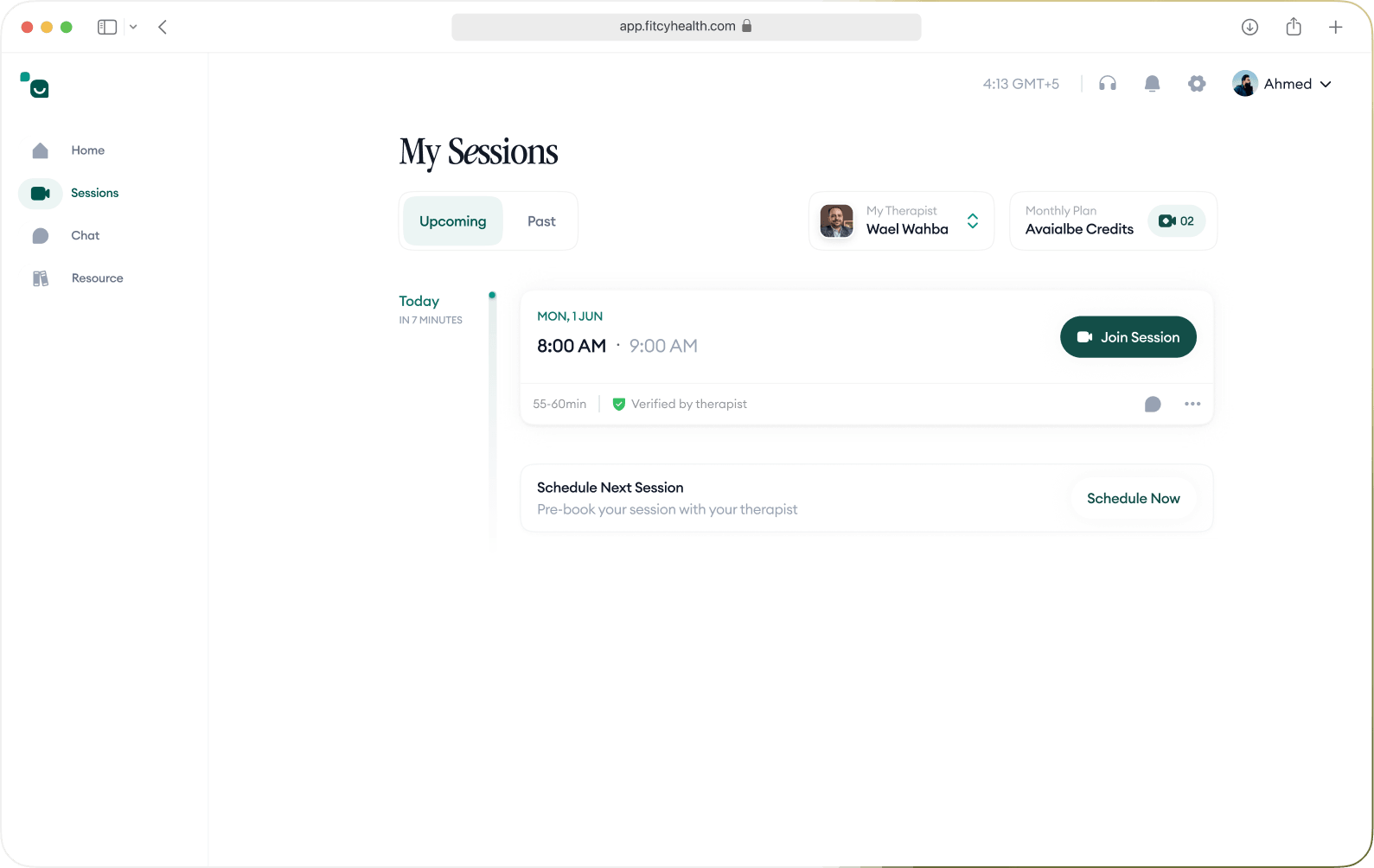 Fitcy Health therapy platform