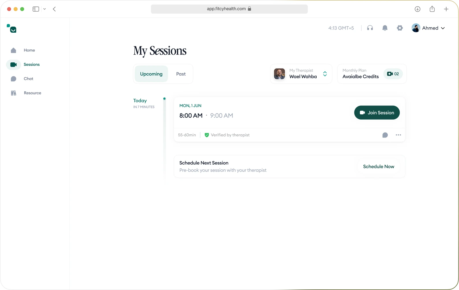 Fitcy Health therapy platform